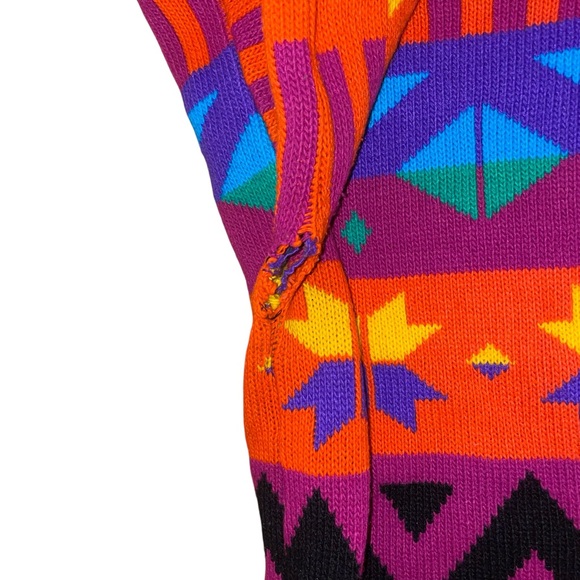 Colorful Geometric Pattern Sweater - Picture 6 of 7